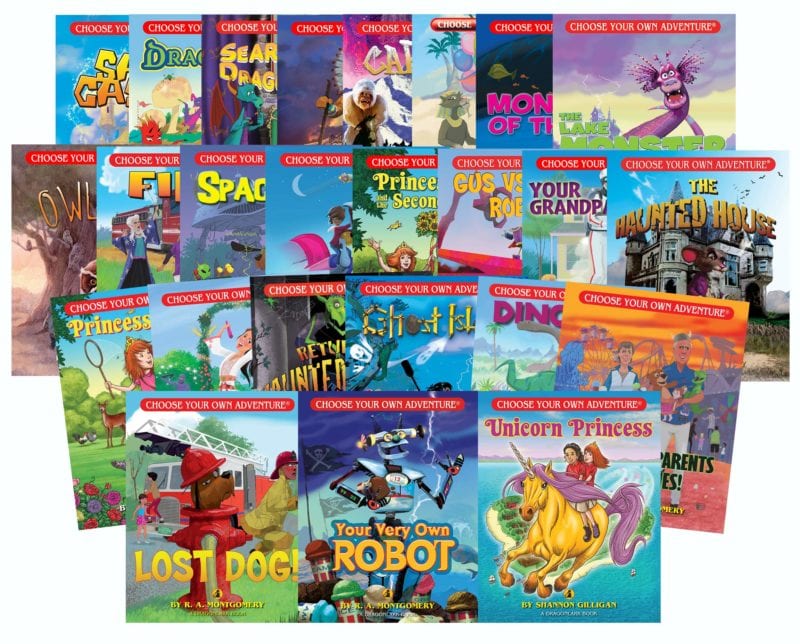 Collection of Choose Your Own Adventure books for younger kids