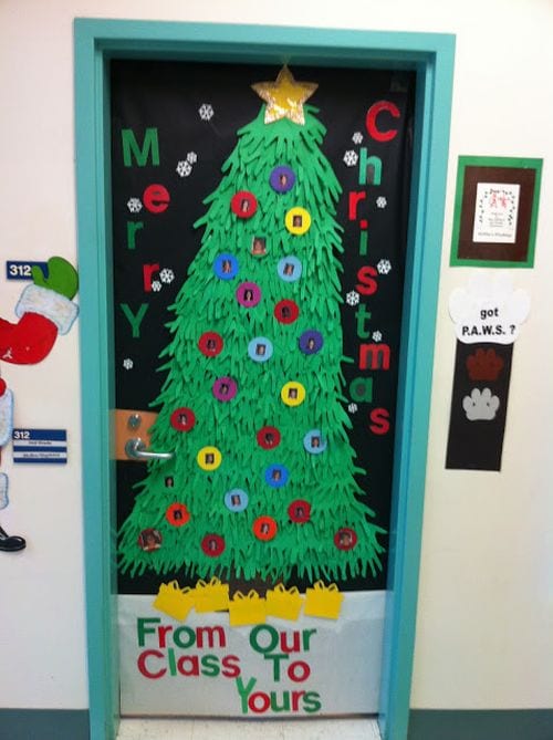 45 Amazing Ideas for Winter and Holiday Classroom Doors