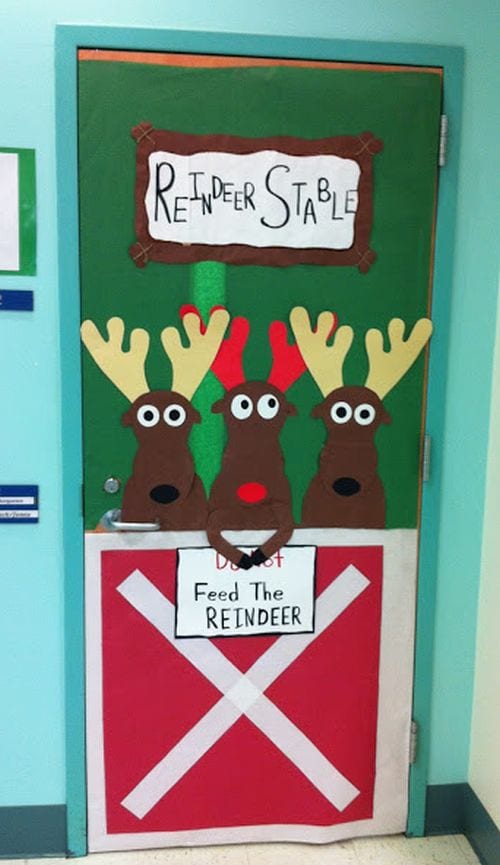 Winter Classroom Doors Apex Elementary Art