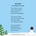 Winter Poems for Kids and Students of All Reading Levels