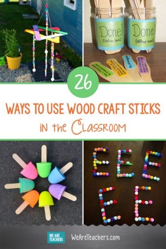 26 Wood Craft Sticks Projects and Ideas for the Classroom - We Are Teachers