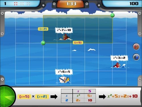 interactive whiteboard math games