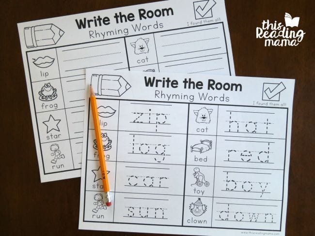 15 Write The Room Activities For Reading Math And More