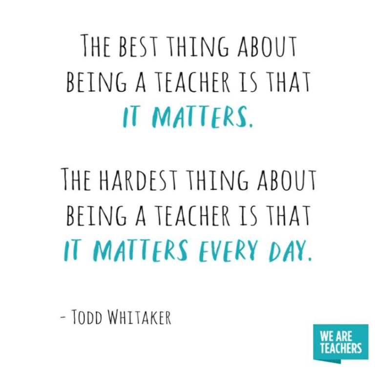 55 of the Best Inspirational Teacher Quotes - WeAreTeachers