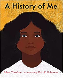 Book cover for A History of Me as an example of black history books for kids