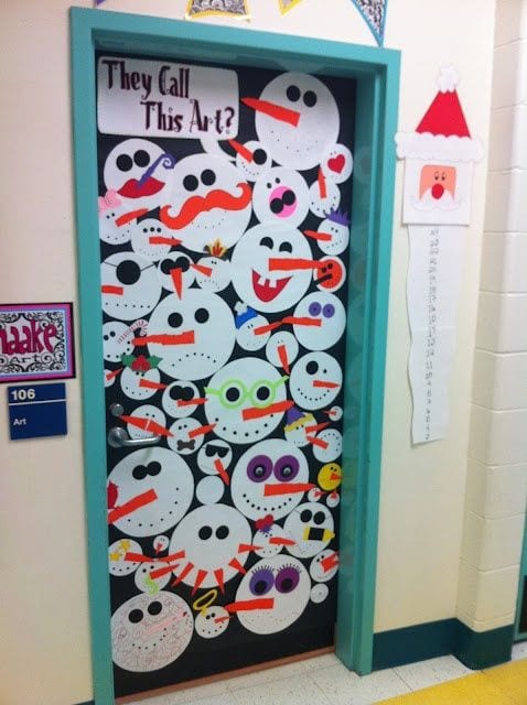 33 Amazing Classroom Doors for Winter and the Holidays