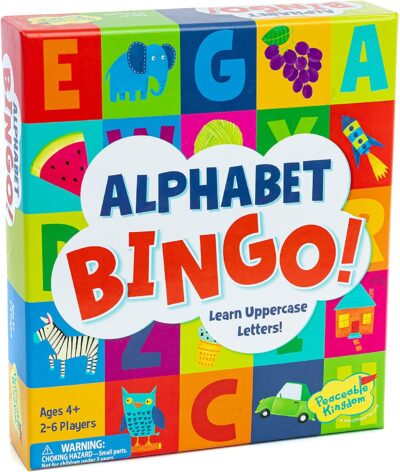 Alphabet Bingo preschool game