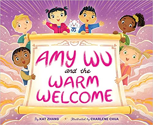 Book cover for Amy Wu and the Warm Welcome as an example of first grade books