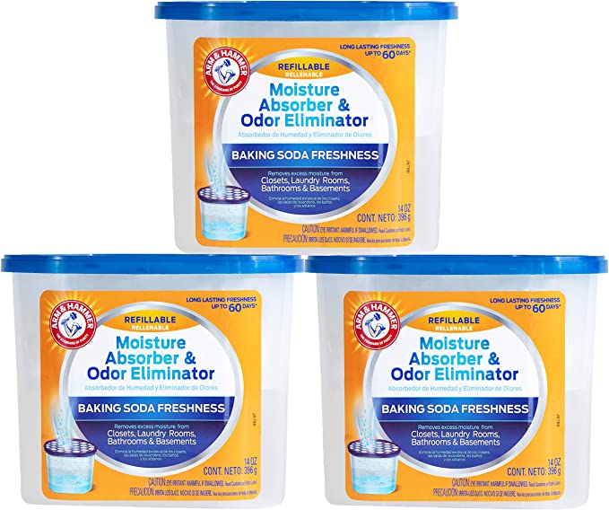 Arm & Hammer odor eliminating tubs to fix a stinky classroom
