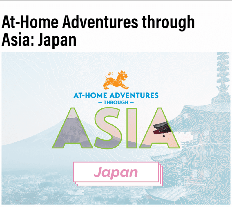At Home Adventures Through Asia: Japan