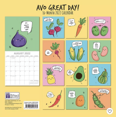 Avo great day calendar