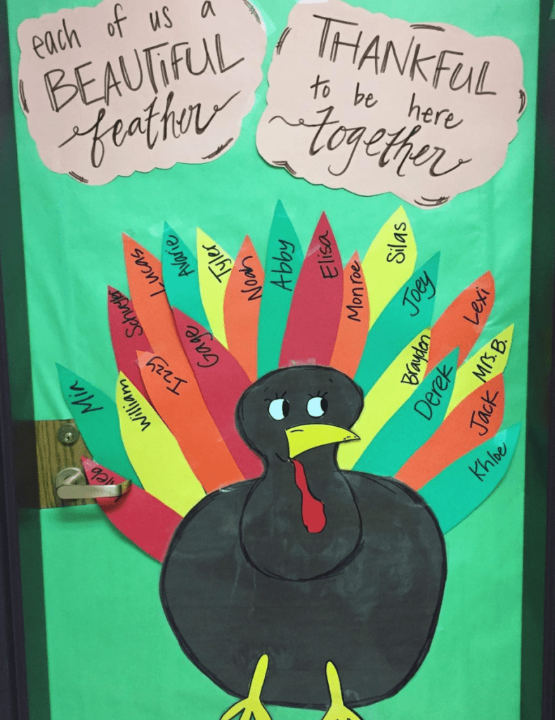 Thanksgiving Bulletin Boards & Door Decorations To Showcase Gratitude