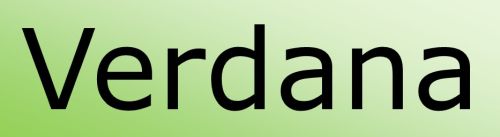 Verdana (Best Fonts for Dyslexia)