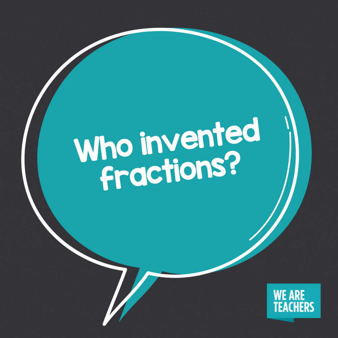 Who invented fractions? -- history jokes