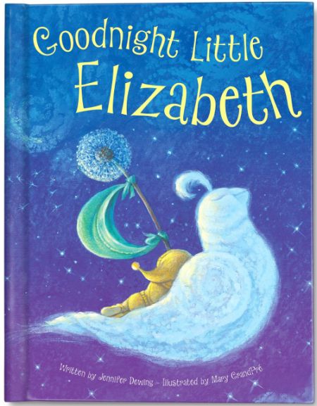 Personalized children's book called Goodnight Little Elizabeth