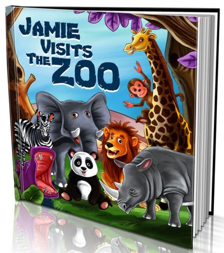 Jamie Hayvanat Bahçesini Ziyaret Ediyor adlı kişiselleştirilmiş kitap
