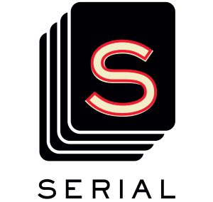 Serial podcast logo (Best Podcasts for Kids and Teens)