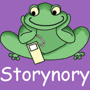 Storynory logo (Best Podcasts for Kids)