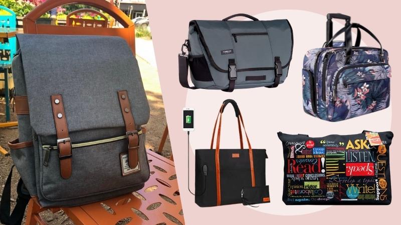MATEH African American Black Girls Laptop Sleeve Case 15.6 Inch Computer Tote Bag Shoulder Messenger Briefcase for Business Travel