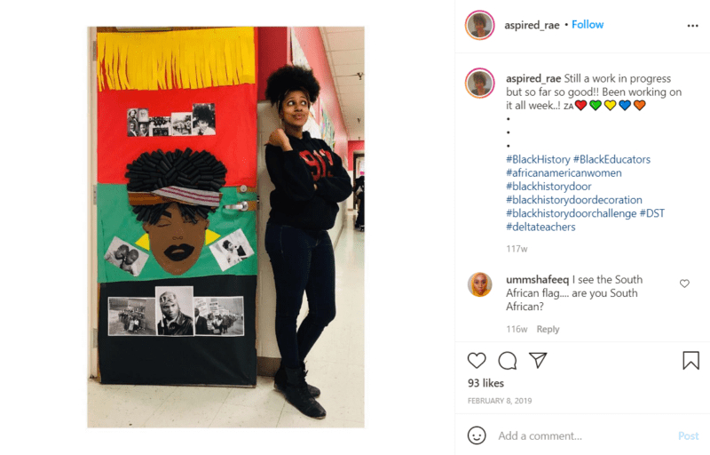 Still of black history month doors are a work in progress from Instagram