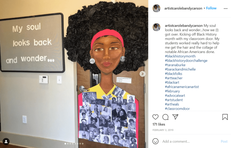 Still of black history month doors can be thought provoking from Instagram