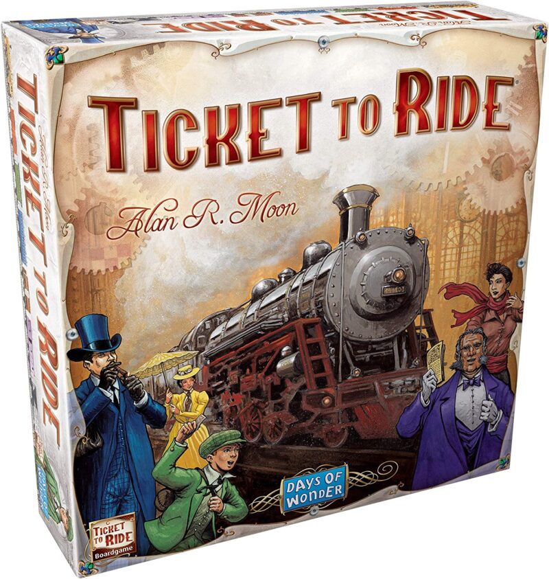 Ticket to Ride es un ejemplo de los mejores juegos de mesa para adolescentes