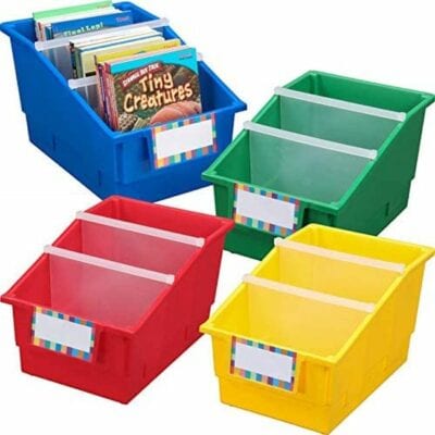 14 Best Book Bins For Classroom Libraries and Student Organization