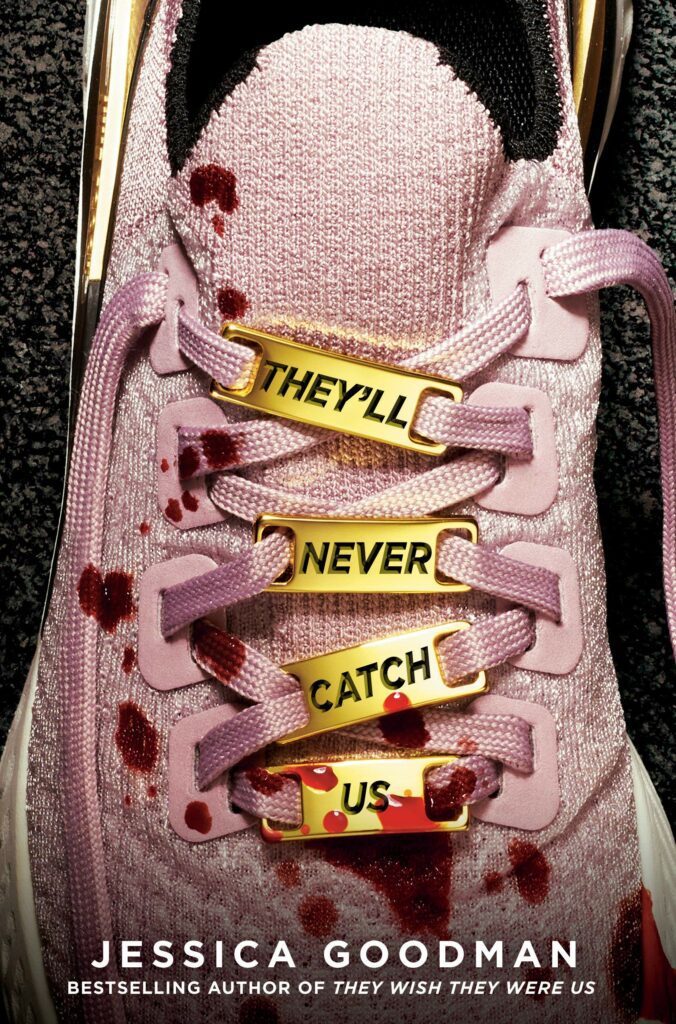 Blood on a sneaker on the cover of They