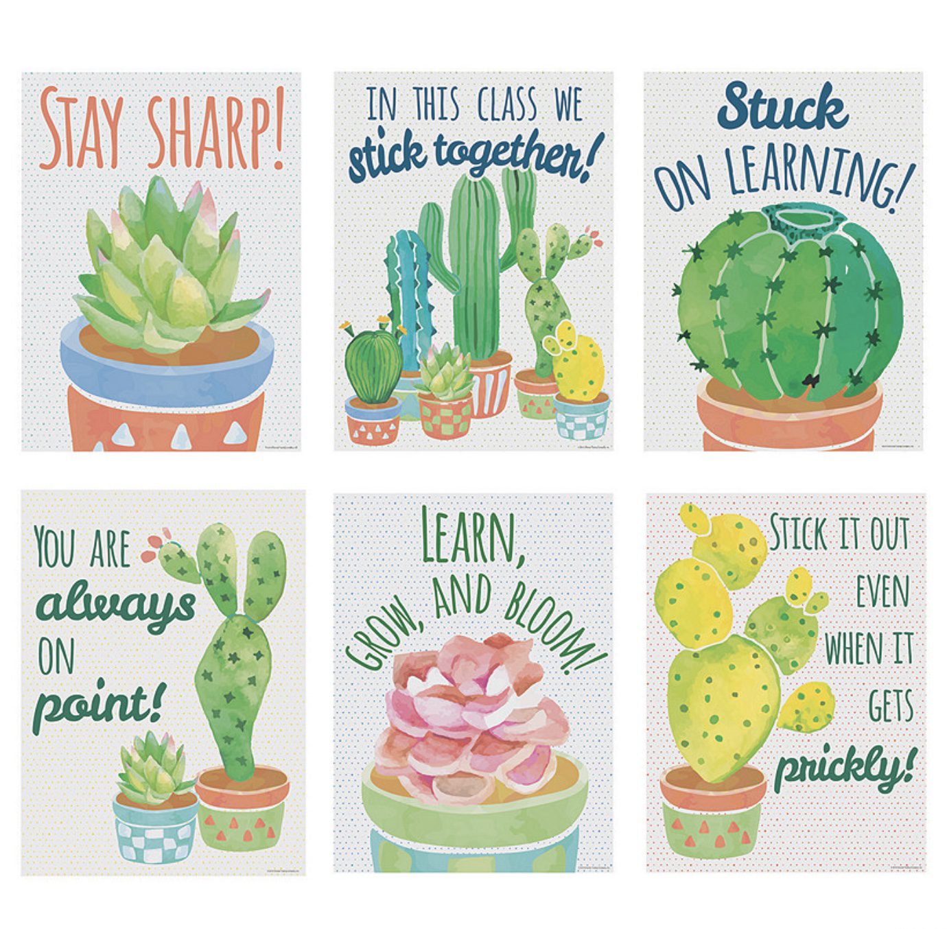 Cactus Motivational Posters
