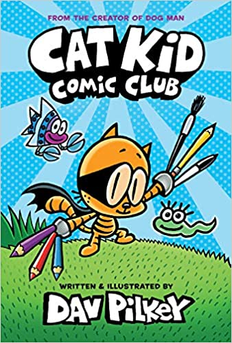 Book cover for Cat Kid Comic Club Book 1 as an example of graphic novels for kids