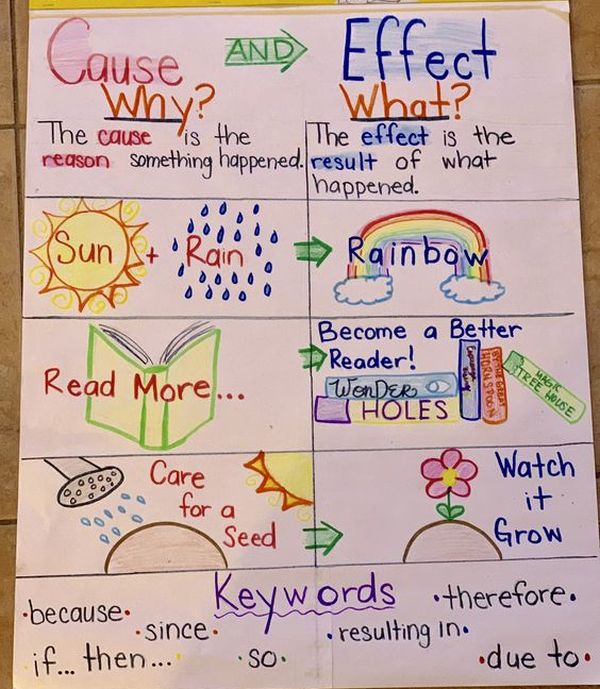Cause And Effect Anchor Chart Etsy 5753