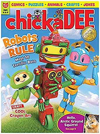 Portada de libro para ChickaDEE como ejemplo de una gran revista infantil