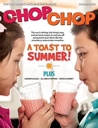 Portada del libro para la revista Chop Chop como ejemplo de una gran revista para niños