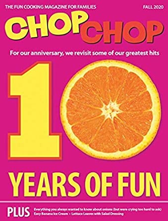 Sample issue of Chop Chop magazine as an example of best magazines for kids