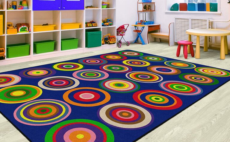 15 Classroom Rugs We Found On Amazon And Really Really Want   Circle Rug 768x476 