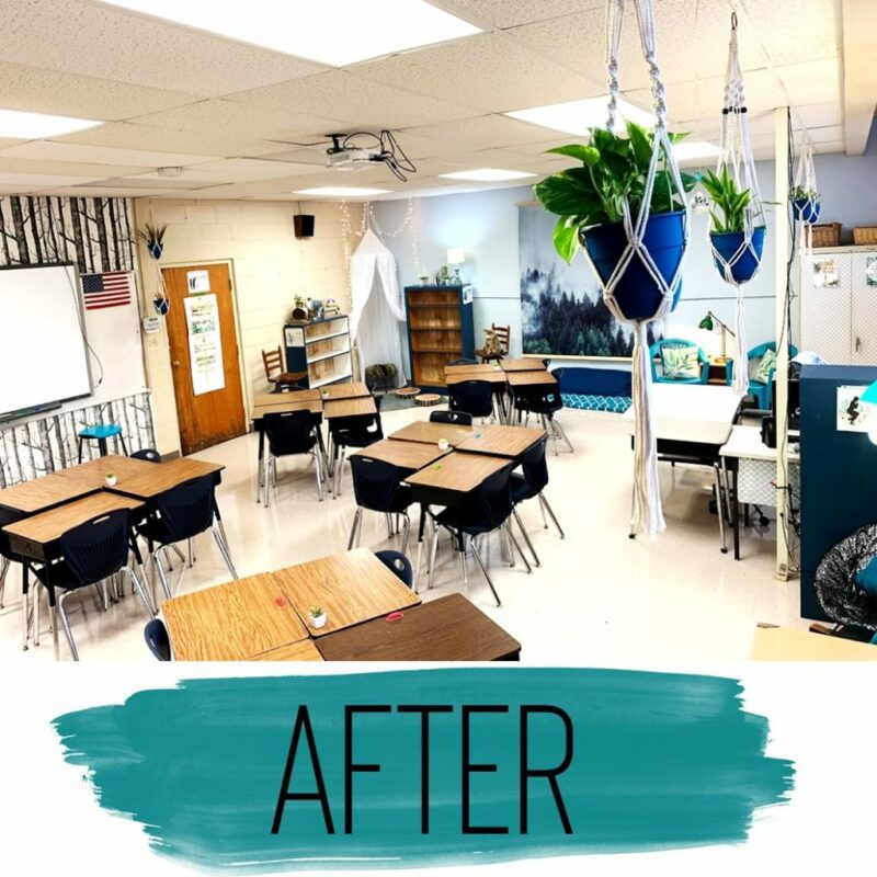 Classroom after photo nature theme