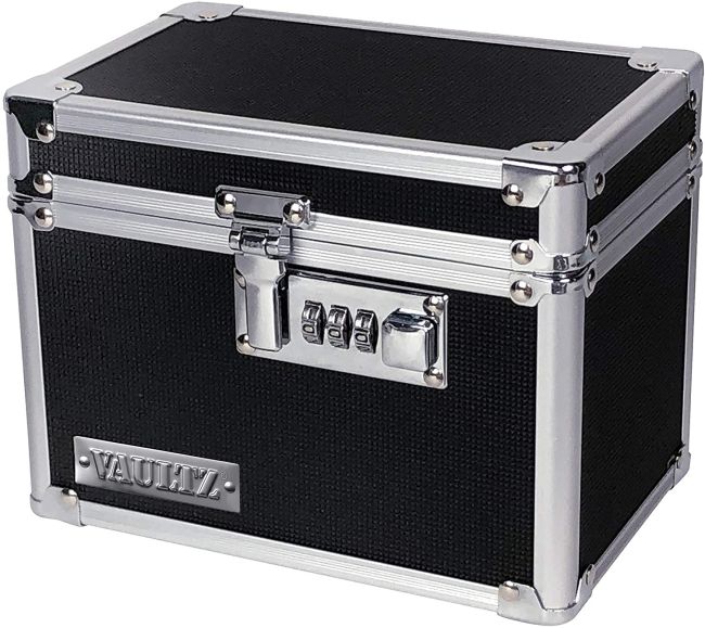 Black lockable box with combination lock (Classroom Escape Room)