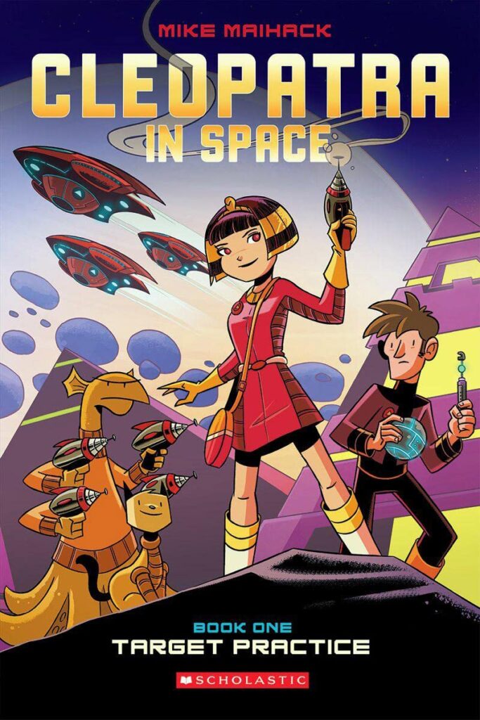 Cover of "Cleopatra in Space" by Mike Maihack