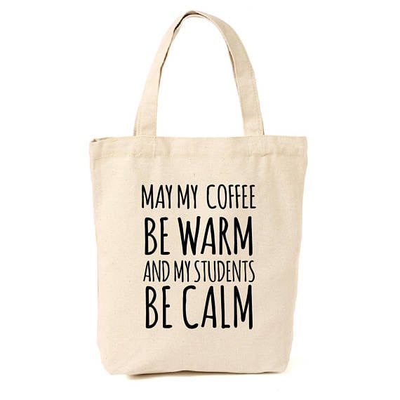 coffee lovers tote bag