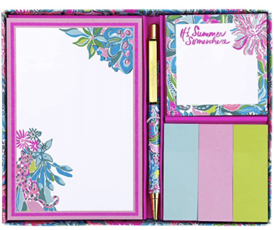 Colorful note pad paper set- coworker gift ideas