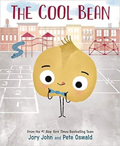 Book cover for The Cool Bean as an example of second grade books