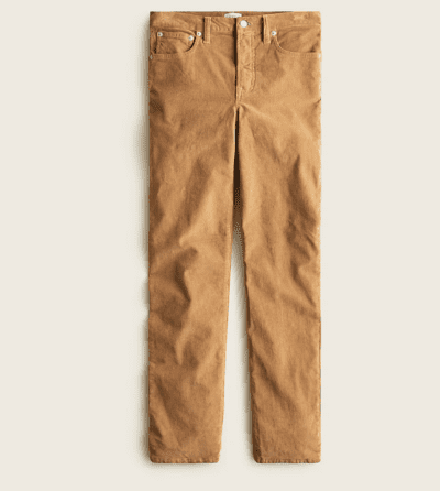 Tan corduroy pants women's J. Crew