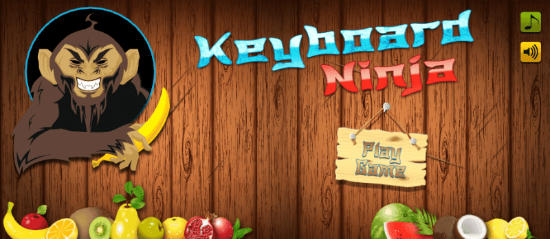 fruit ninja typing online