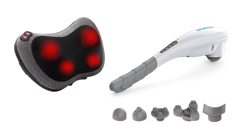 Back massager and handheld electric massager