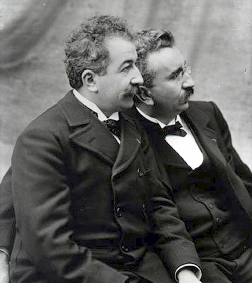 Auguste and Louis Lumière portrait