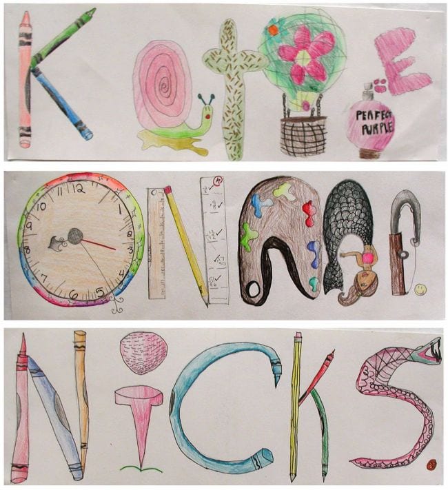 Letters and numbers Wooden Painting available Georgia font-5 sizes Names Kids 