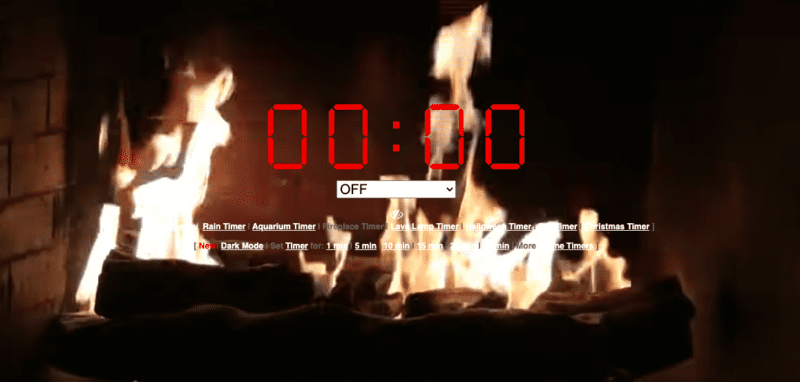 online fireplace timer