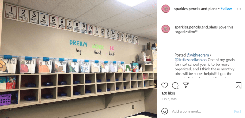 Still of first grade classroom ideas that plan for the entire schoolyear from Instagram