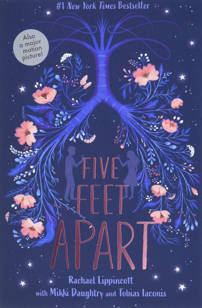 Cover of "Five Feet Apart"- children's books about death