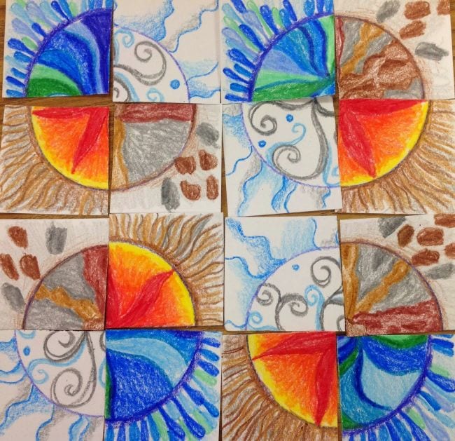 awesome-art-projects-4th-grade-umbrellas